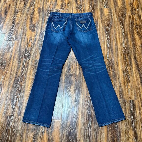 Wrangler Men’s 36X36 Slim Boot Denim Jeans